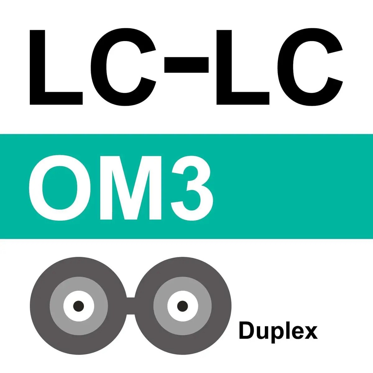 10Gtek OM3 LC-LC Duplex Fiber Patch Cable 5m (16.4ft) | 10Gbps Multi-Mode LSZH - view 5
