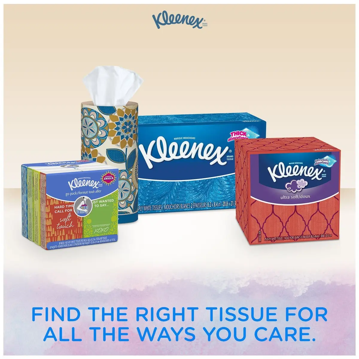 Kleenex Ultra Soft Facial Tissues, 170 ct, 6 Pack | 3-Ply, Absorbent & Durable for Sensitive Skin - view 7
