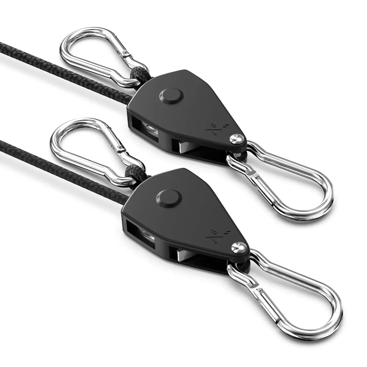 VIPARSPECTRA Heavy Duty Ratchet Tie Down Straps 2-Pack, 75 lbs WLL per Ratchet, 150 lbs per 2-Pack | Secure Cargo Safely - main product image
