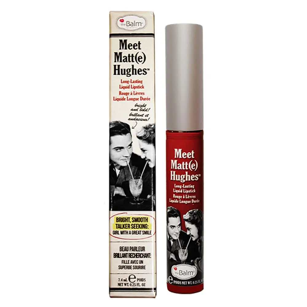 theBalm Meet Matt(e) Hughes Long Lasting Liquid Lipstick, Loyal | Matte Finish, 1 Count - main product image