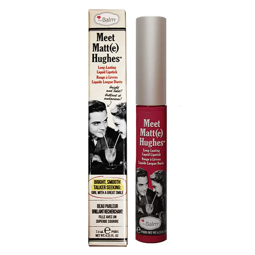 theBalm Meet Matt(e) Hughes Long Lasting Liquid Lipstick, Sincere | Matte, Liquid Formula, 1 Count - main product image