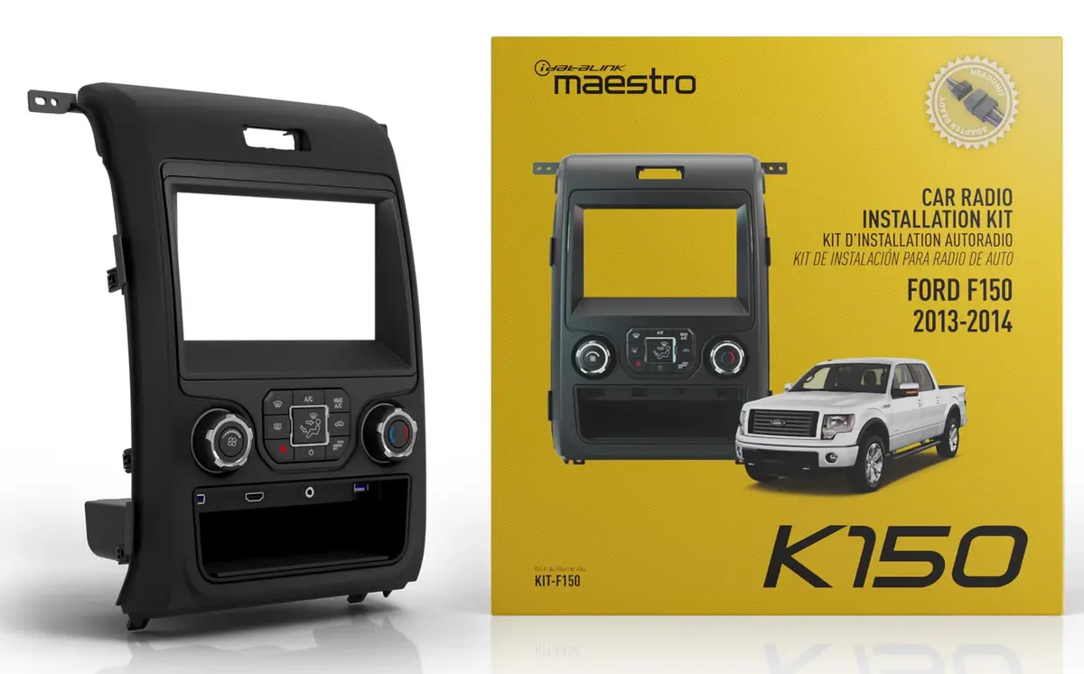 Maestro KIT-F150 Dash Kit and T-Harness for 2013-2014 Ford F150 Trucks with 4.3 inch Screen | Easy Install, USA Import - main product image