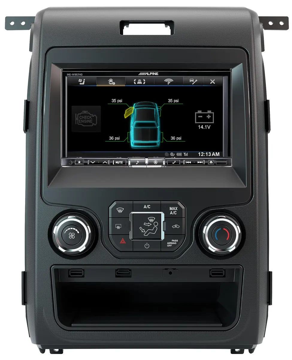 Maestro KIT-F150 Dash Kit and T-Harness for 2013-2014 Ford F150 Trucks with 4.3 inch Screen | Easy Install, USA Import - view 2