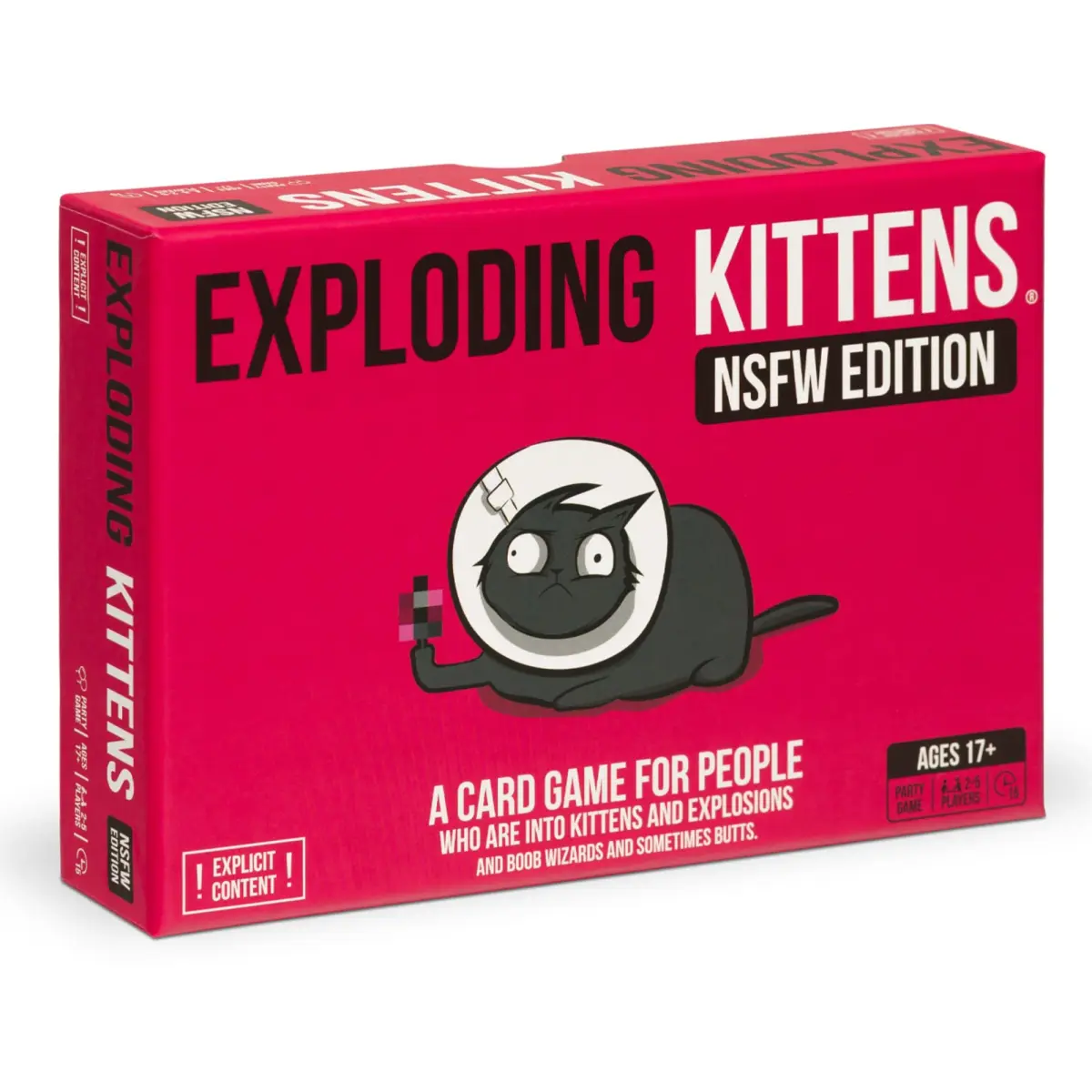 Exploding Kittens NSFW Edition Card Game for 2-5 Players, Ages 17+ | Dark Humor Strategy Game - main product image