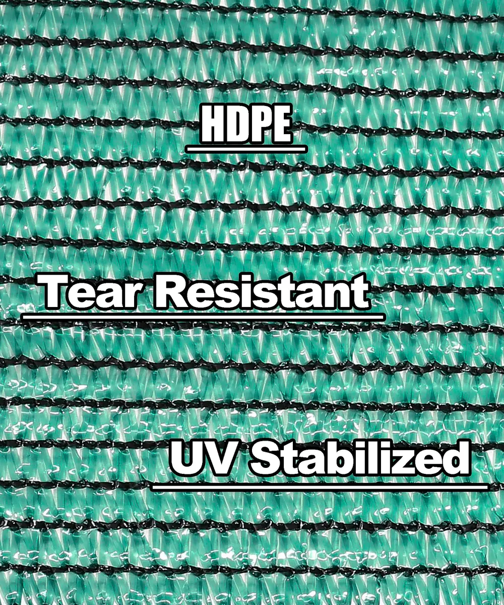 e.share 70% Green Shade Cloth 12ft x 16ft | All-Season Garden & Frost Protection - view 3