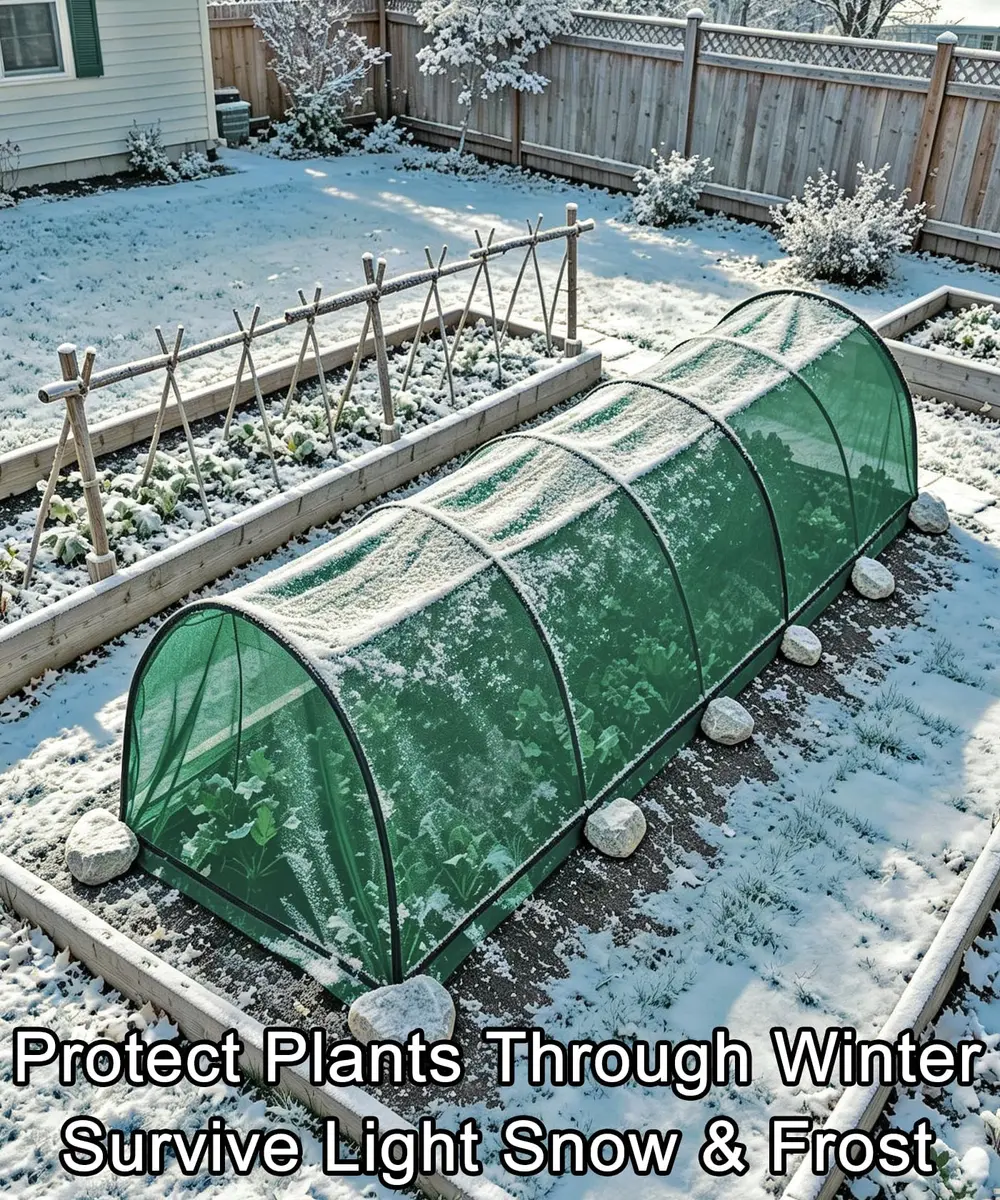 e.share 70% Green Shade Cloth 12ft x 20ft | UV & Frost Protection for Garden & Patio - view 2
