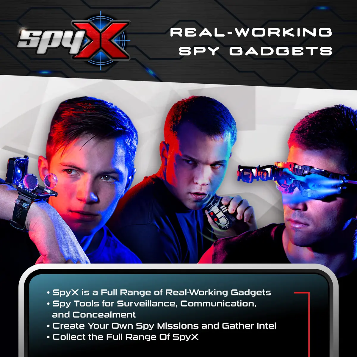 SpyX Lazer Trap Alarm Toy | Invisible Infrared Beam Motion Sensor Gadget for Kids Ages 6-14 - view 5