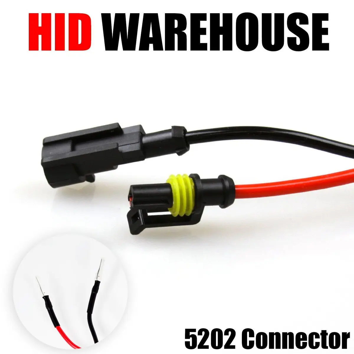 HID-Warehouse Xenon HID Replacement Bulbs 5202 (H16/9009) 10000K Dark Blue Pair | Plug-and-Play HID Headlight Upgrade - view 4