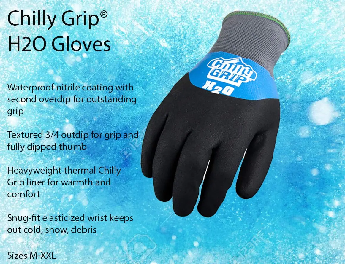 Red Steer Glove Chilly Grip A323 H20 Waterproof Thermal Gloves XL | Heavyweight, Waterproof, Insulated - view 3