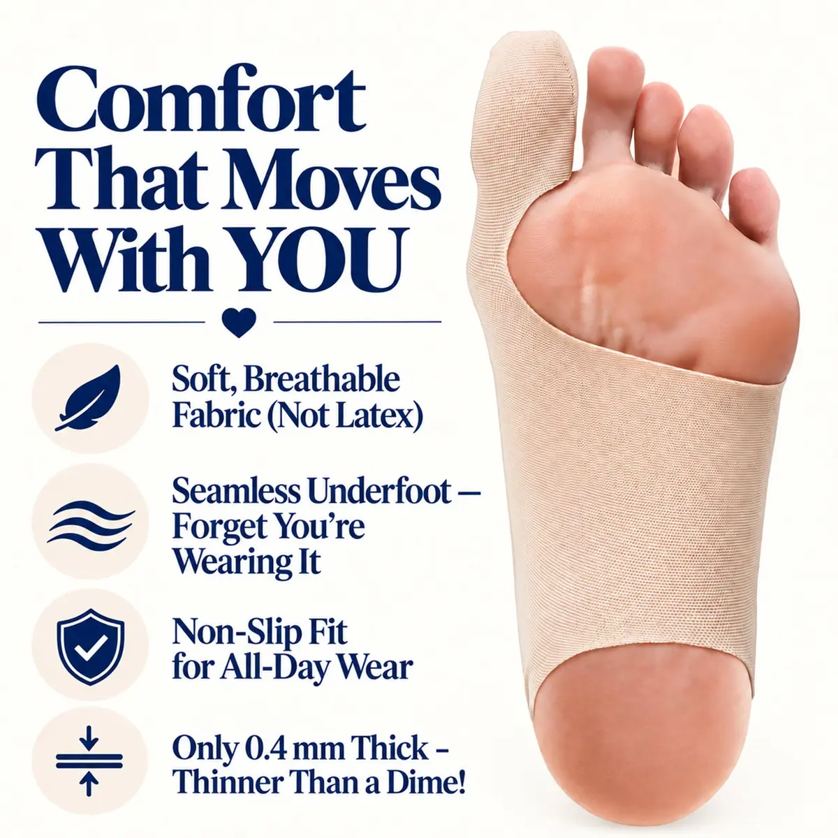 Bunion Bootie Big Toe Corrector Sleeve for Women & Men | Ultra-Thin, Breathable, Non-Surgical Support - view 5