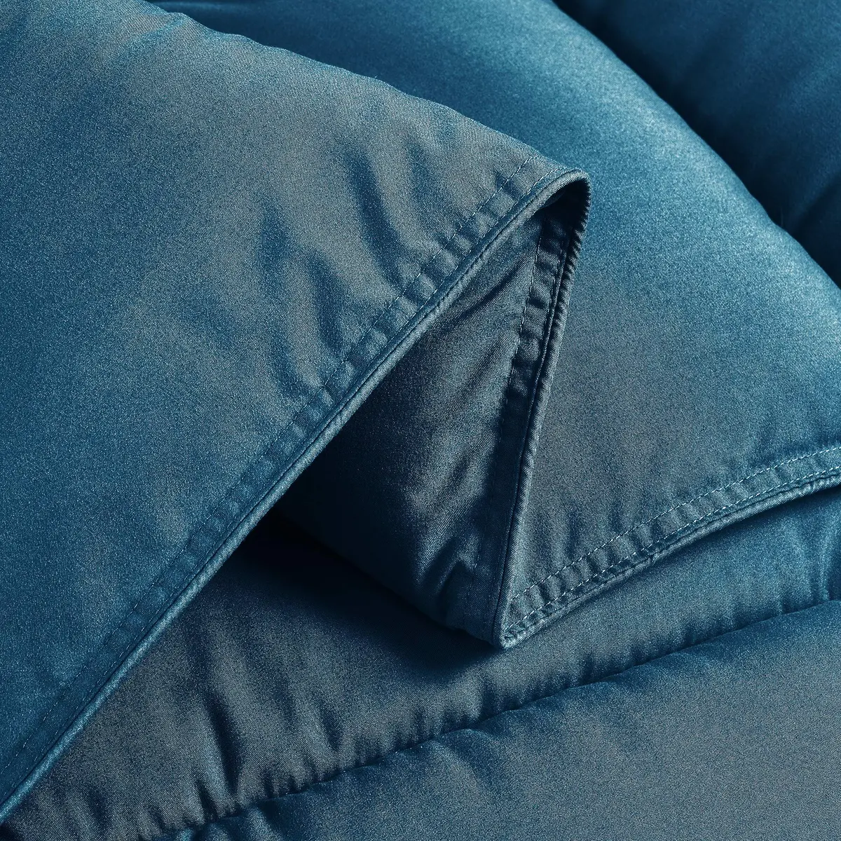 Chezmoi Collection Queen Comforter Set Teal | All Season Microfiber Bedding with Corner Tabs - view 4