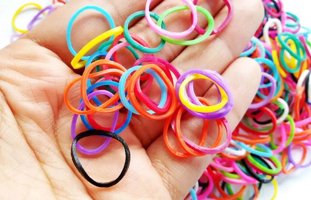 PET SHOW Assorted Color Rubber Bands for Dog Cat Hair Bows Grooming Accessories, 1000 Count (100g) - view 2