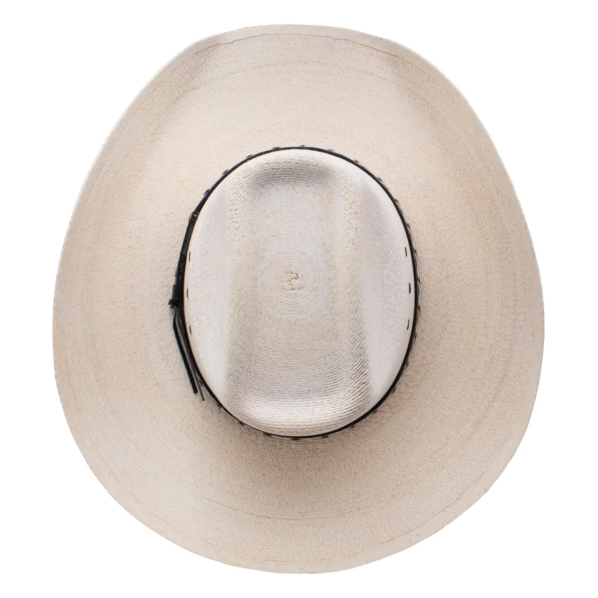 Stetson Square Eyelets Straw Cowboy Hat, Natural, 7 3/4 | Rugged Ventilated Western Style - view 4