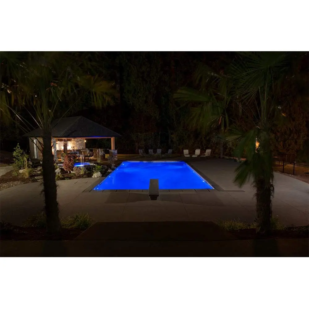 S.R. Smith Treo LED Pool Light Assy 12VAC 150' Cord & Four Rings | Water-Resistant, 5W, Color Changing - view 4