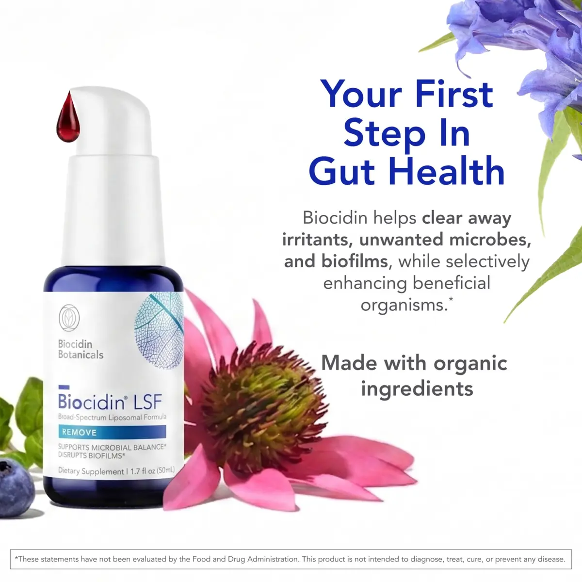 Bio-Botanical Research Biocidin Broad-Spectrum Liposomal Formula 1.7 Fl Oz | Gut & Microbiome Support - view 2