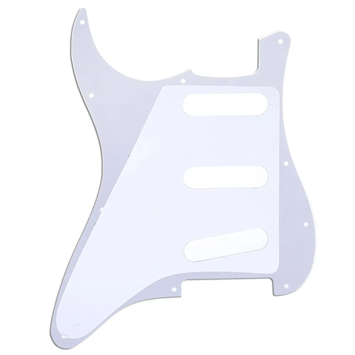 Musiclily Pro SSS 11-Hole ST Guitar Pickguard 4Ply Green Pearl | Fits Fender US/Mexico Stratocaster - view 3
