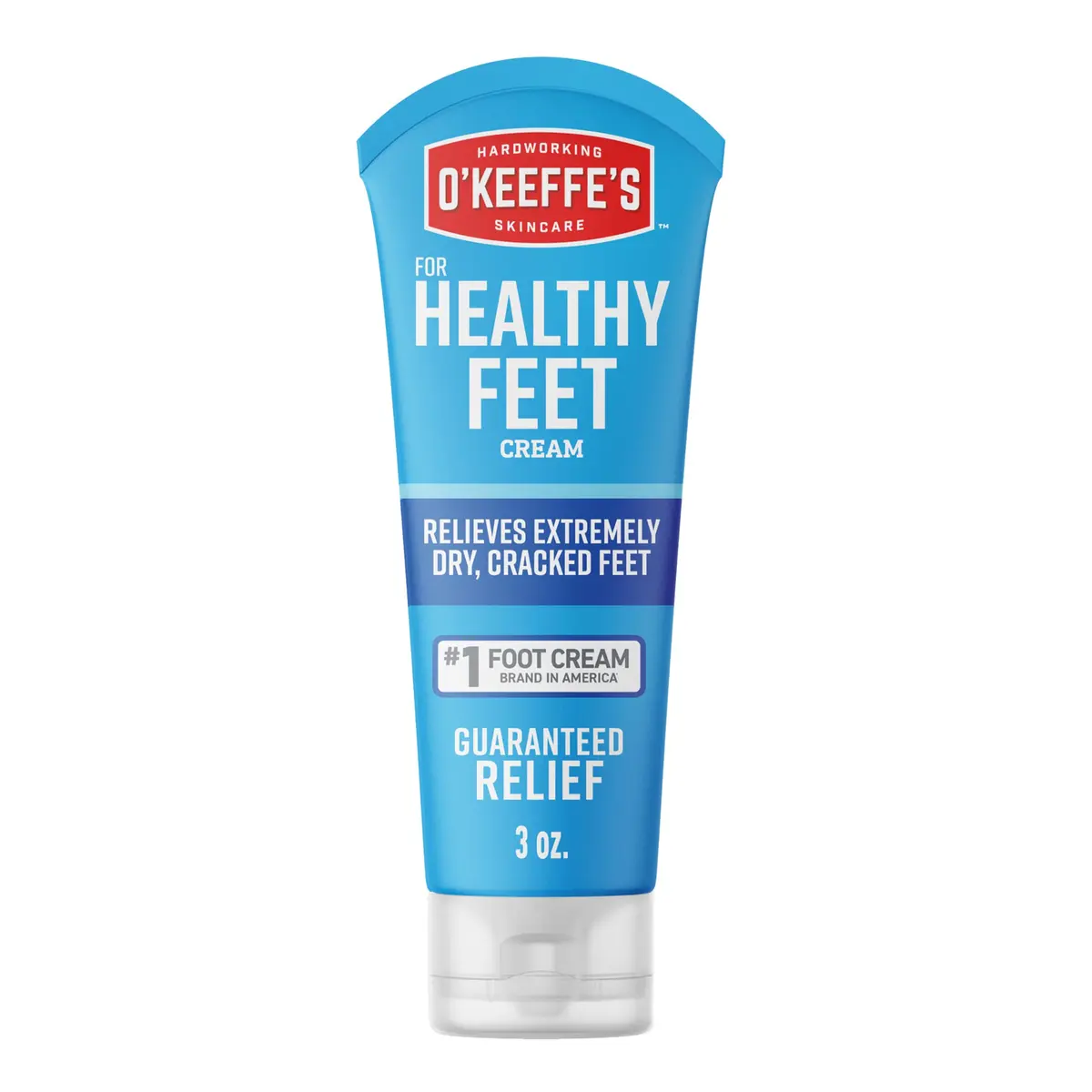 O'Keeffe's Healthy Feet Foot Cream for Extremely Dry, Cracked Feet 85g (3 oz) | Heals, Relieves & Repairs - main product image