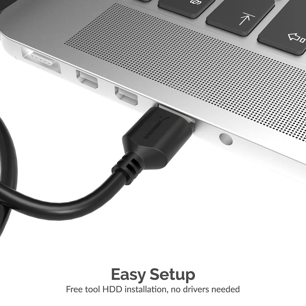 Sabrent USB 3.0 to 2.5in SATA Adapter Cable EC-SSHD | 5Gbps UASP Data Transfer - view 5