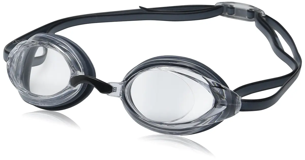 Speedo Unisex-Adult Swim Goggles Vanquisher 2.0 Clear | Wide Panoramic Lens with UV Protection & Anti-Fog - main product image