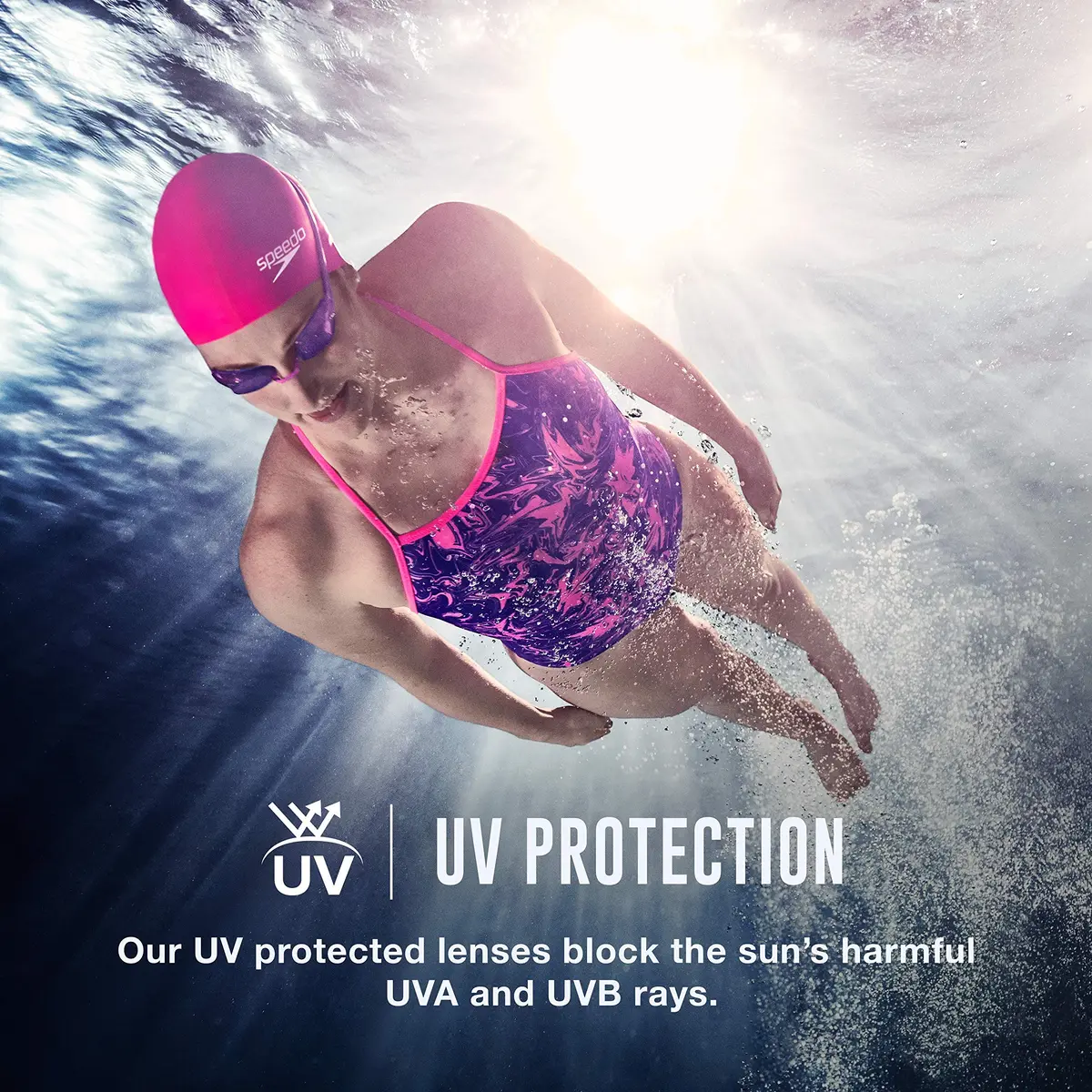 Speedo Women's Mirrored Vanquisher Swim Goggles | Anti-Fog, UV Protection, Panoramic View - view 5
