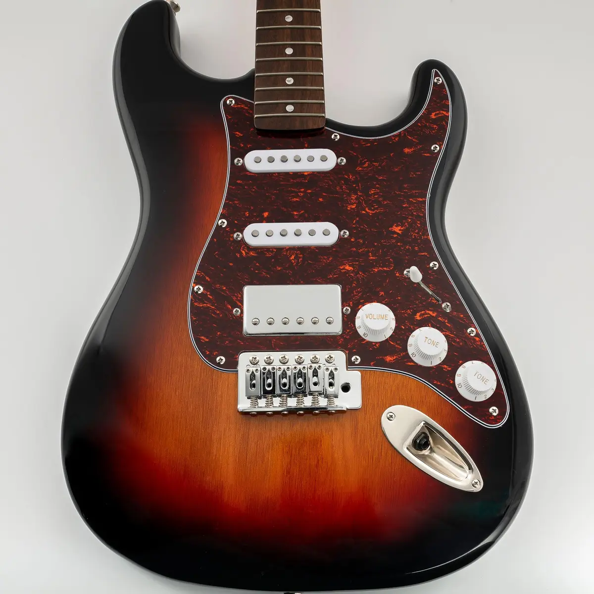 Musiclily Pro HSS 11 Hole ST Guitar Pickguard 4Ply Red Tortoise | Fits Fender Standard Stratocaster - view 5