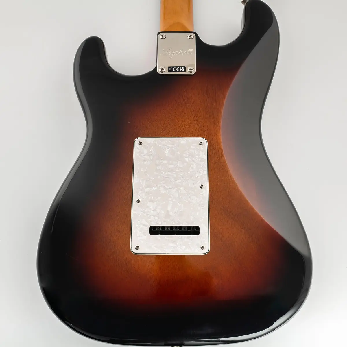 Musiclily Pro SSH 11 Hole ST Pickguard and BackPlate Set Aged White Pearl | Fits Fender US/Mexico Strat - view 6