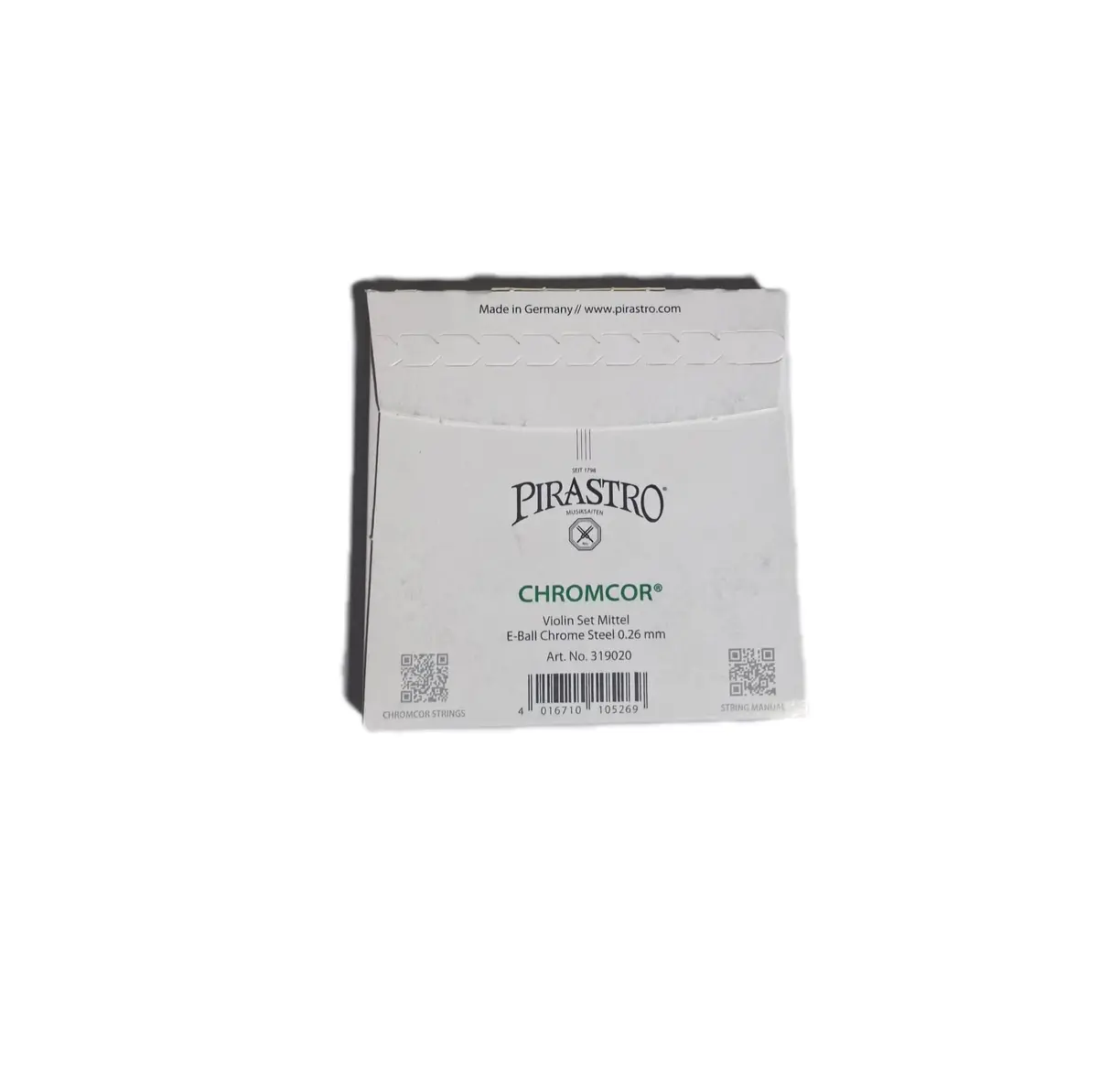 Chromcor (Pirastro) Violin Strings Medium Gauge Full Set 4/4 Steel Core Ball End | Made in Germany - view 2