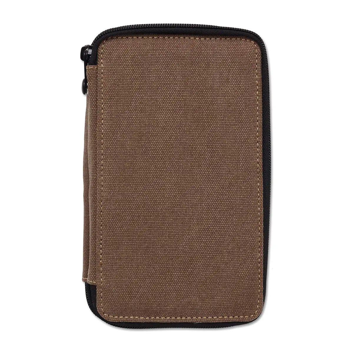 Speedball 48 Pencil Canvas Case | Heavy-Duty Artist Organizer, Chocolate - main product image