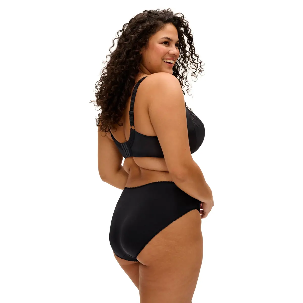 Elomi Cate Underwire Banded Bra 34G | Full Coverage Support & Elegant Sheer Embroidery - view 4