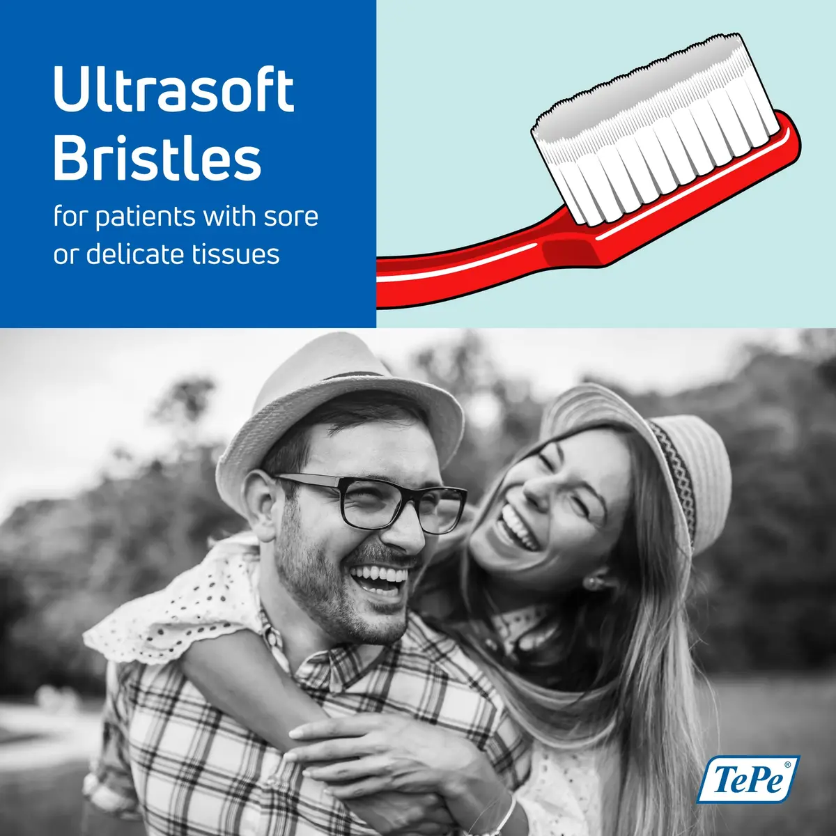 TePe Special Care Soft-Bristle Toothbrush for Sensitive Gums | Post-Surgery Gentle Cleaning - view 2