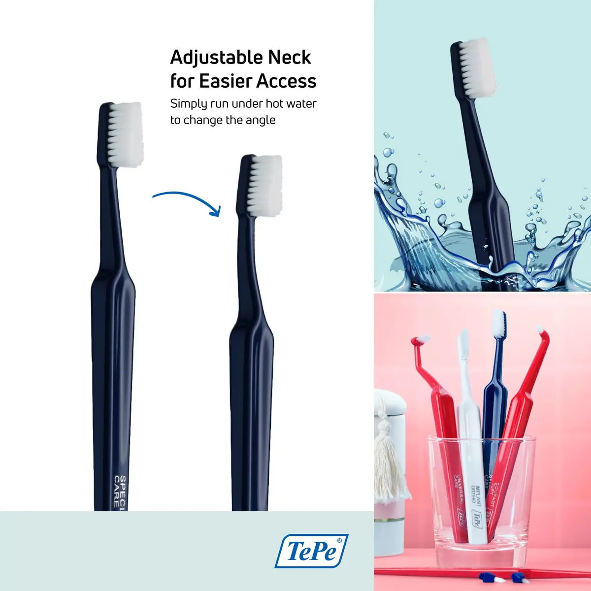 TePe Special Care Soft-Bristle Toothbrush for Sensitive Gums | Post-Surgery Gentle Cleaning - view 4