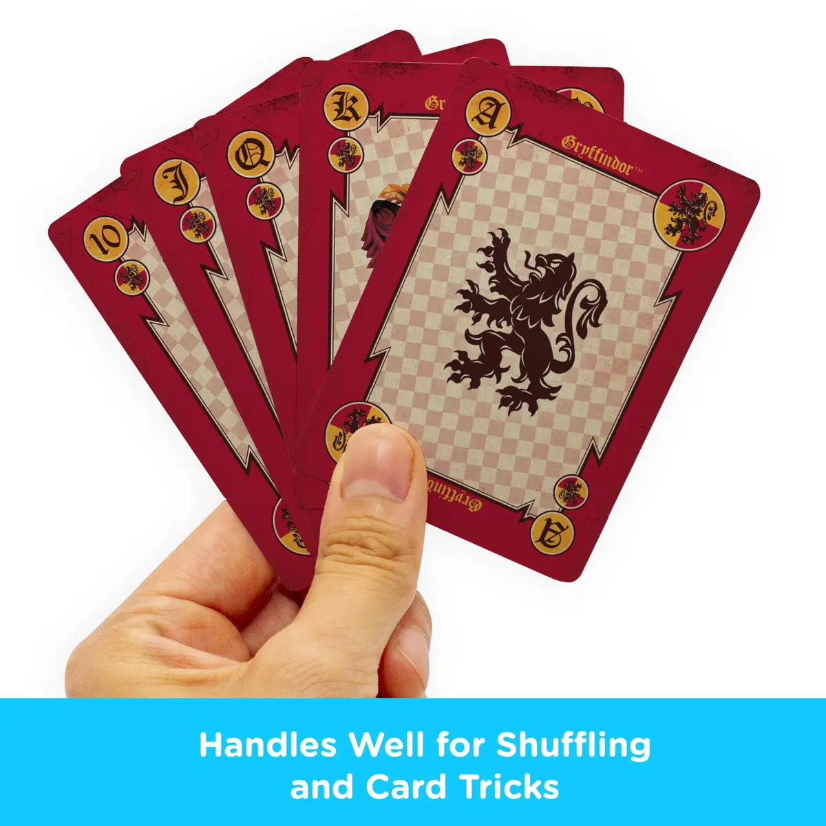 Aquarius Harry Potter Crests Playing Cards - Officially Licensed Card Deck for Kids, Teens & Adults Ages 6+ | Standard Poker Size - view 5