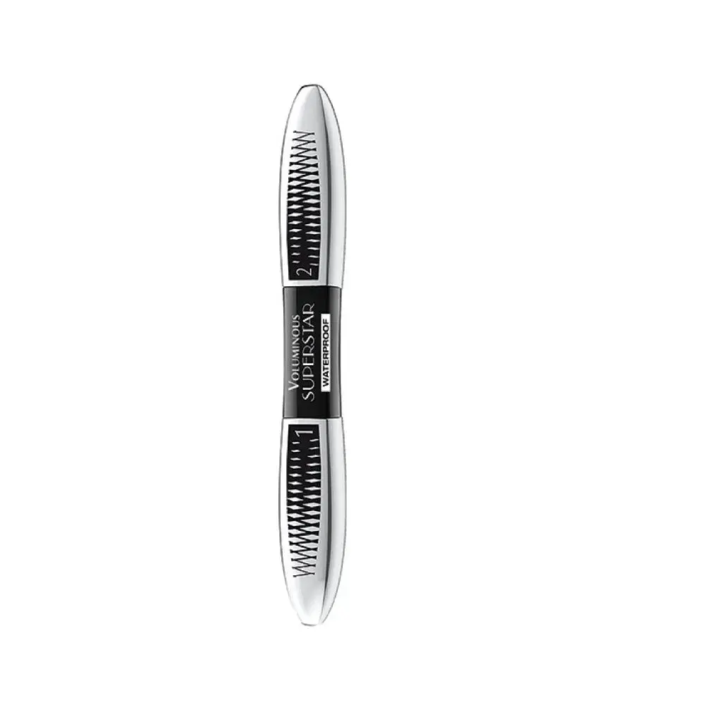 L'Oreal Paris Voluminous Superstar Waterproof Mascara, Black, 0.4 Fl Oz (11.8 ml) | Show-Stopping Lash Effect - view 2