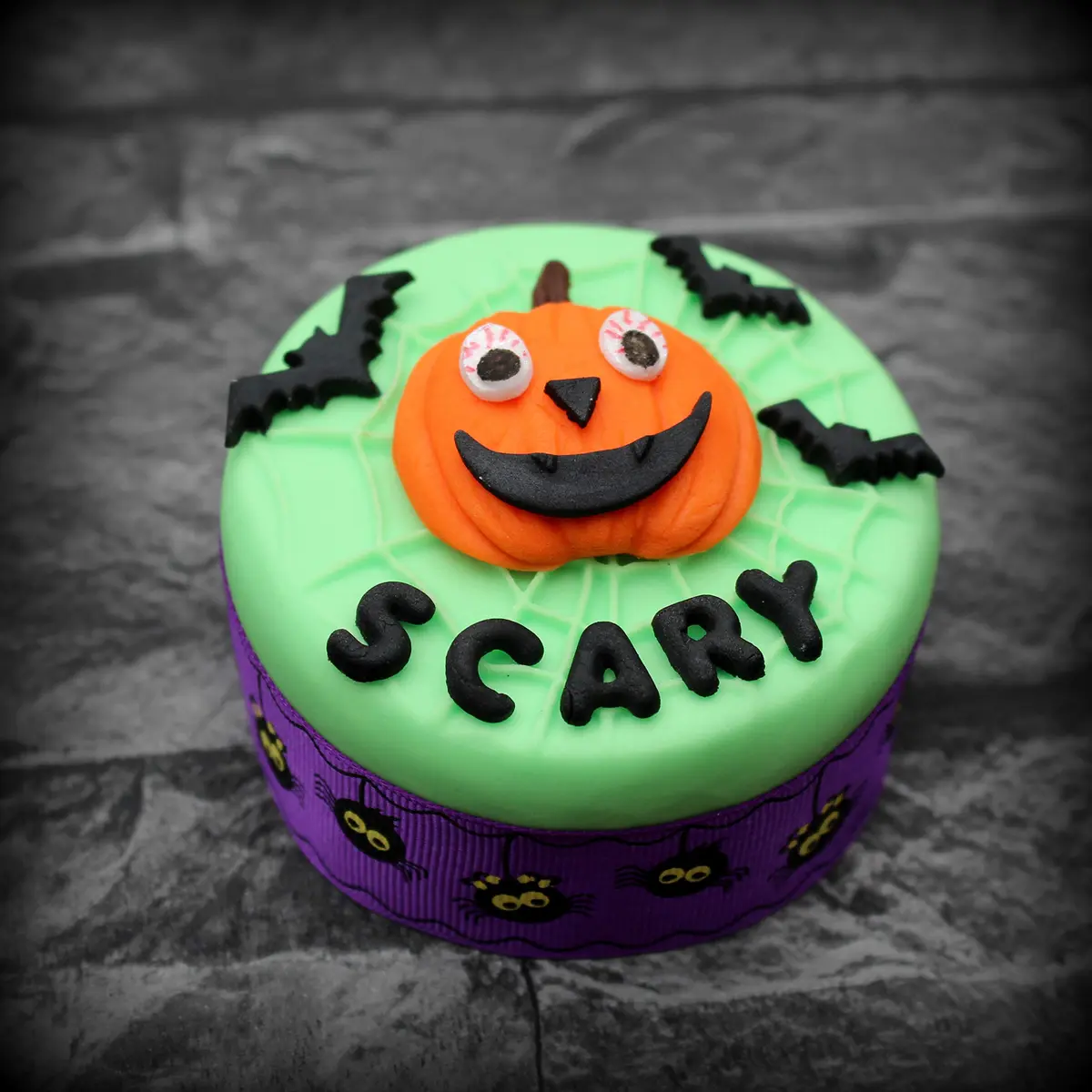 Katy Sue Pumpkin Face Silicone Mold for Halloween & Fall Cake Decorating & Crafts - 1.7 x 1.6 x 0.4 Inch Pumpkin Size | Food-Grade Silicone - view 6