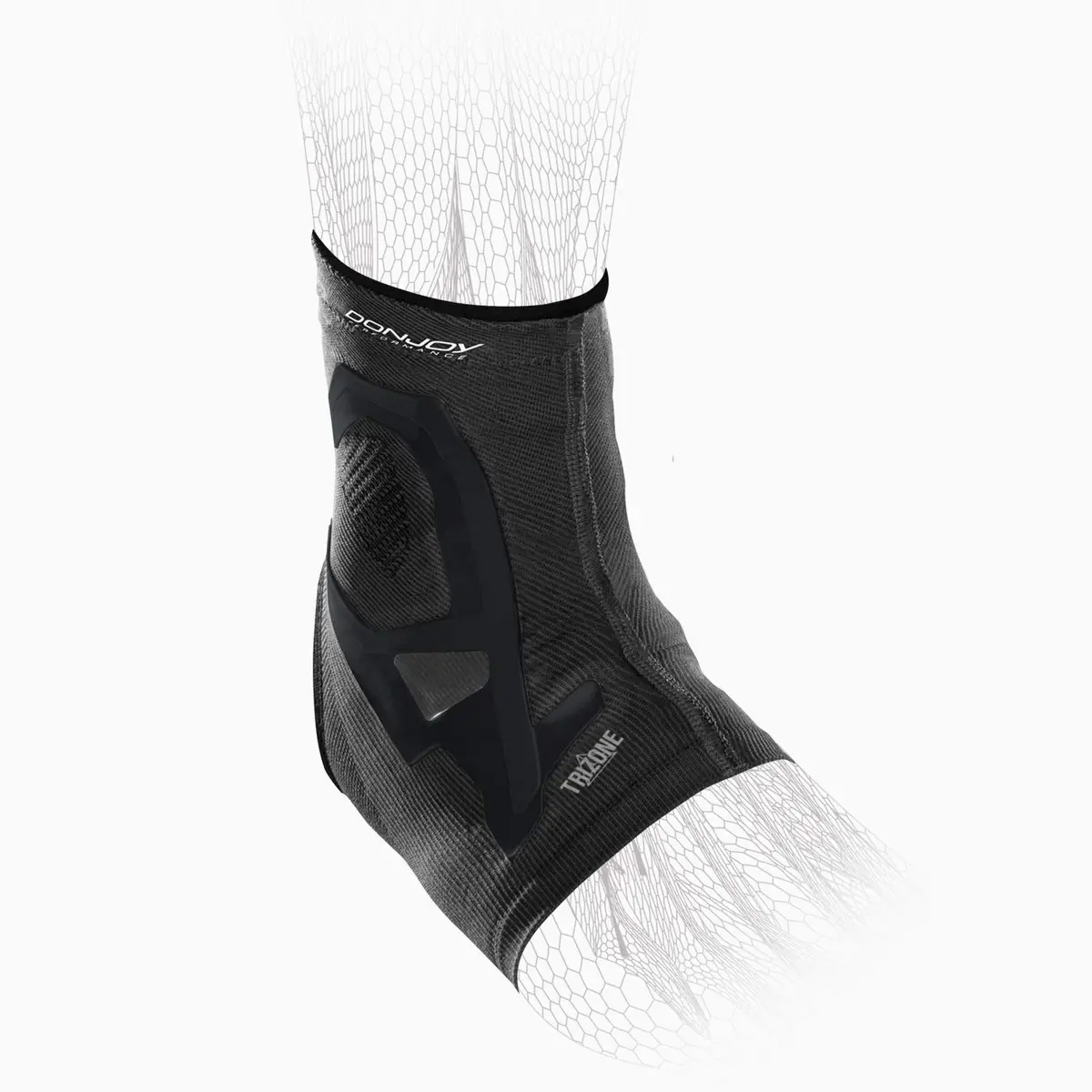 DonJoy Performance TRIZONE Ankle Brace Medium | Zonal Compression & Support for Active Adults - view 2