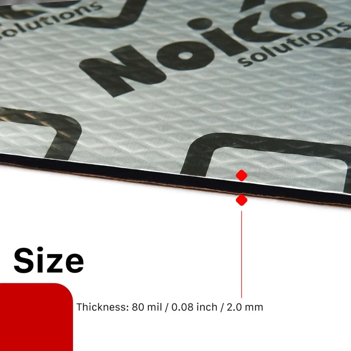 Noico Pro 80 mil 18 sqft Car Sound Deadening Mat | Reduces Road Noise & Vibrations - view 3