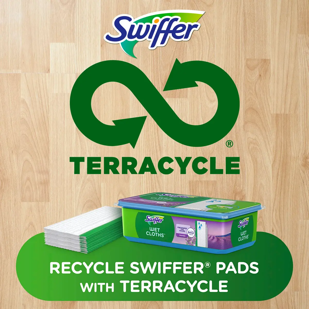 Swiffer Wet Mopping Pad Refills for Floor Mop Open Window Fresh Scent 12 Count - 4 Pack | 48 Count Total - view 5
