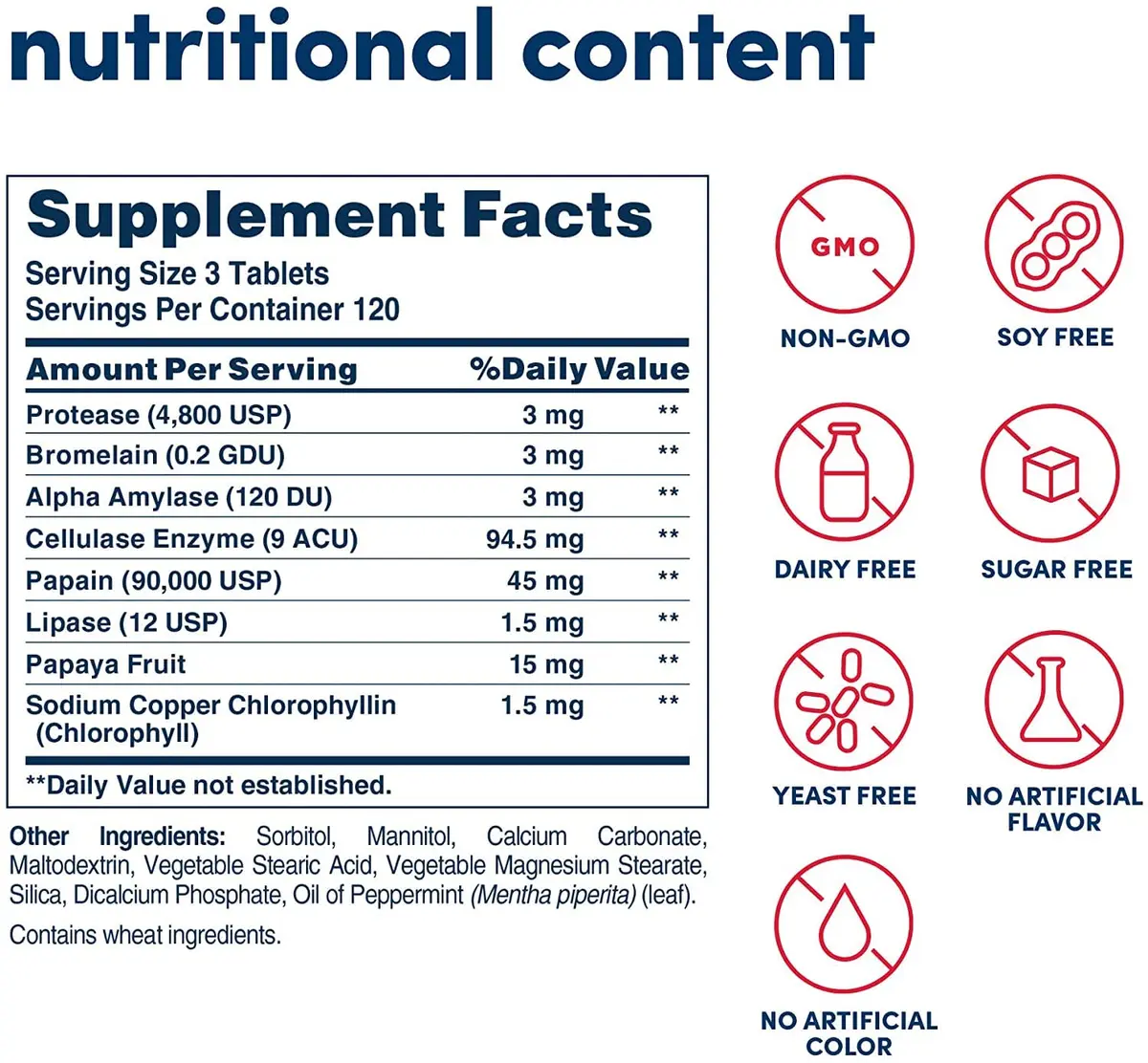 American Health Enzymes Chewable Super Papaya Enzyme Plus 720 Count | Digestive Support for Adults - view 2