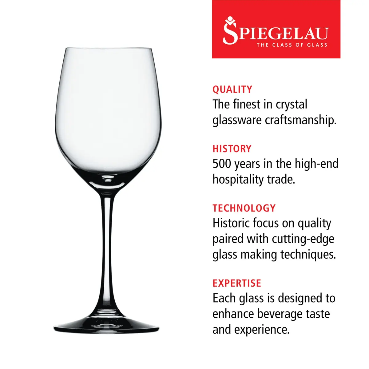 Spiegelau Vino Grande White Wine Glasses Set of 4 | Elegant German-Made Crystal for Chardonnay & Pinot Grigio - view 2
