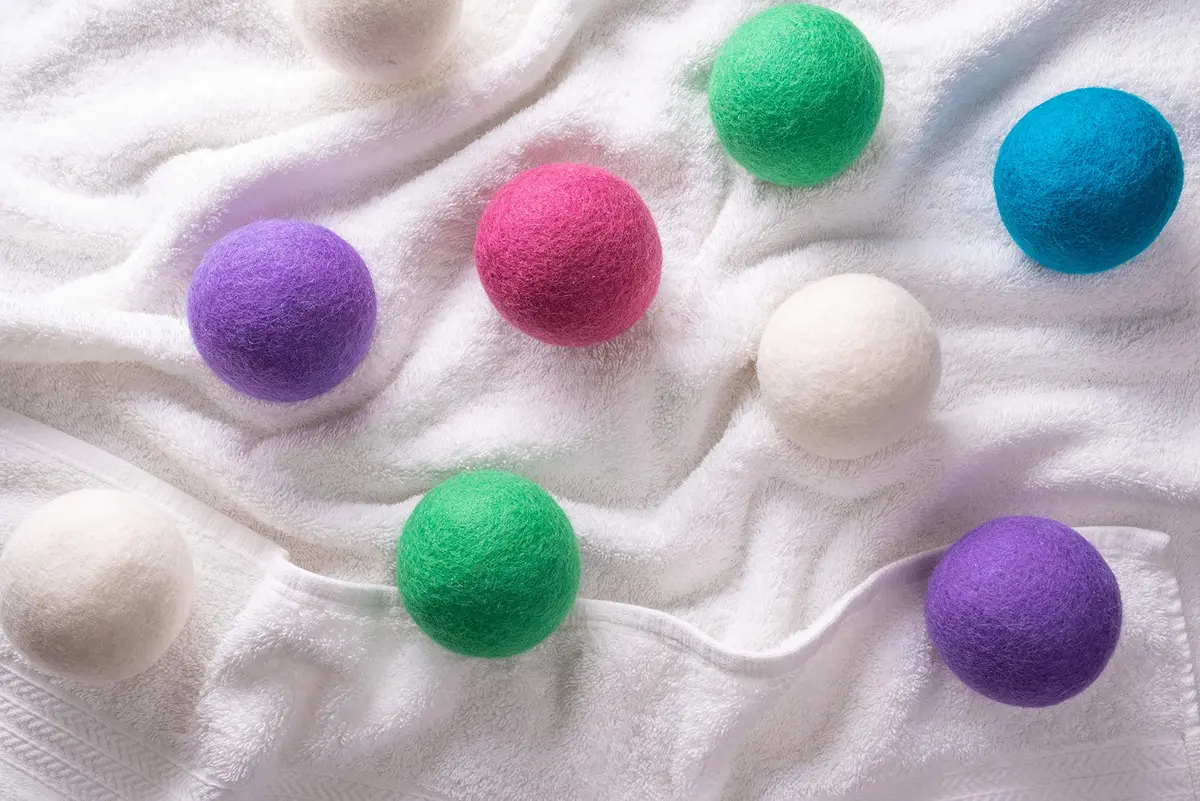 Woolzies Wool Dryer Balls Organic 6 XL Grey | Natural Fabric Softener, Reduces Drying Time - view 4