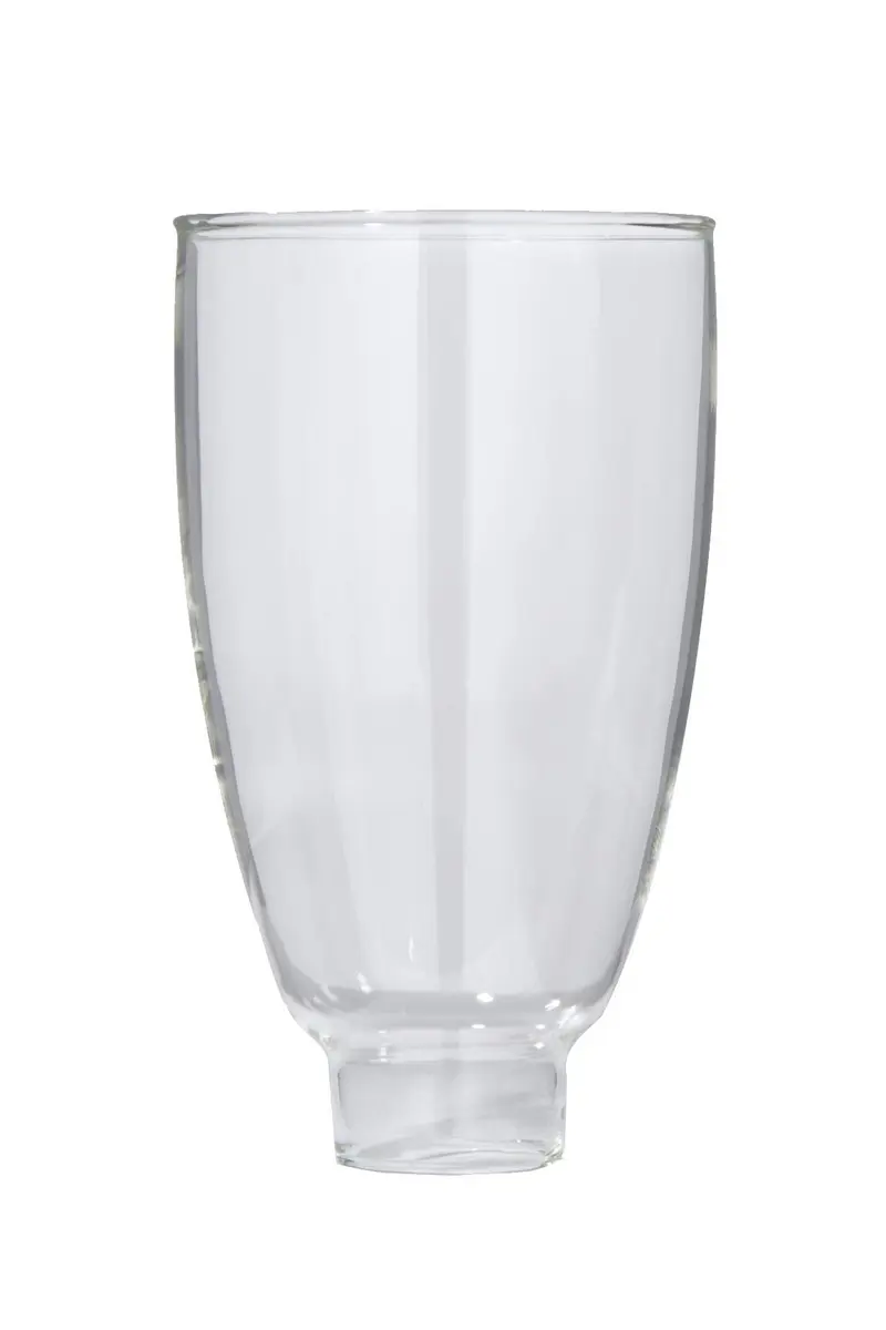 B&P Lamp® 6 1/2 Inch Clear Glass Colonial Lamp Shade for Sconces & Fixtures | Classic 6.5" Height, 3.75" Wide - main product image