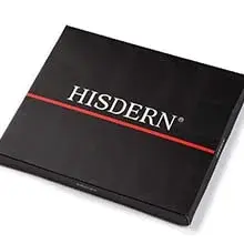 HISDERN Black Polka Dot Ascot Tie and Pocket Square Set 126cm (49.6") | Jacquard Woven Silk Blend for Men - view 7