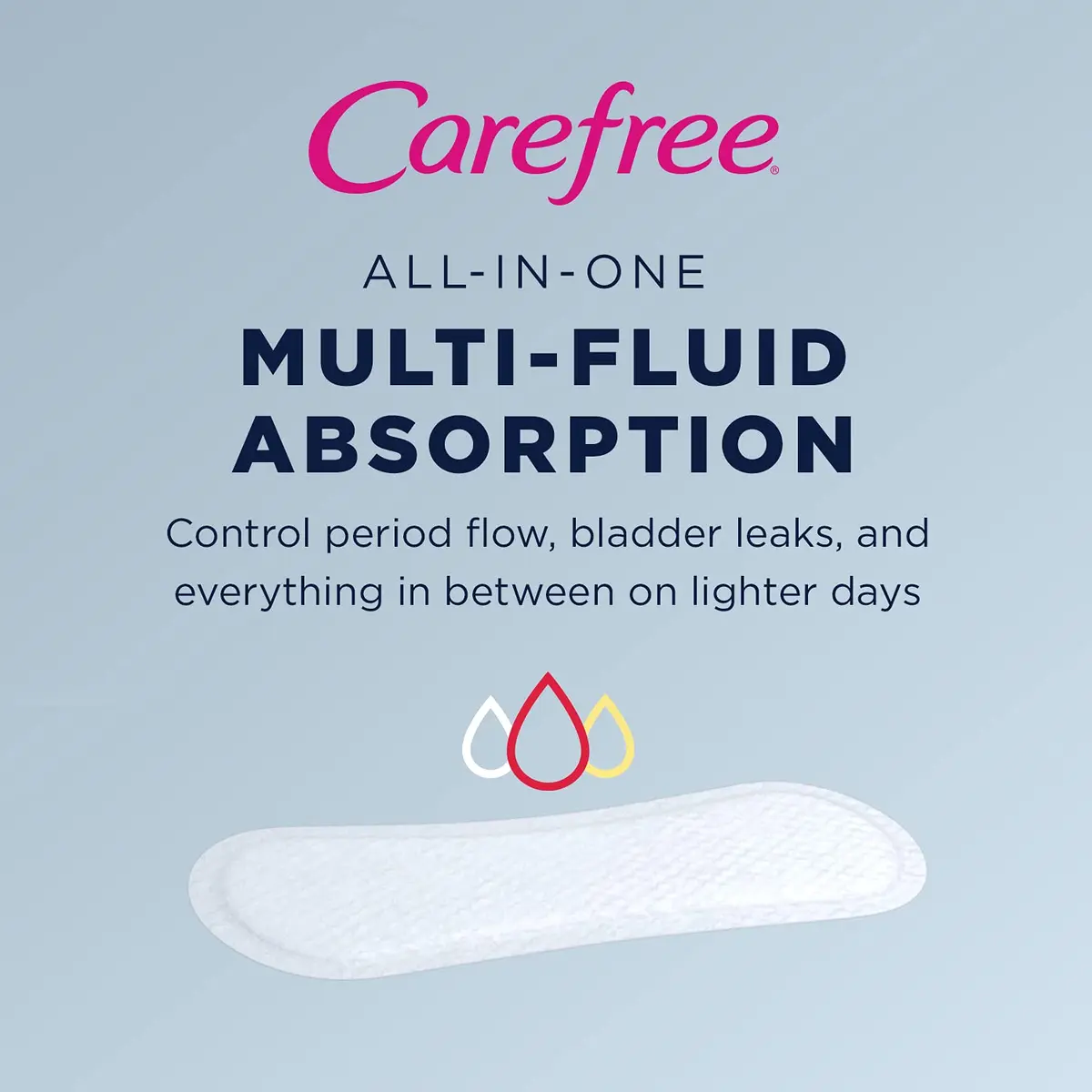 Carefree Acti-Fresh Panty Liners 54 Count | Fresh Scented, Light Leak Protection - view 7