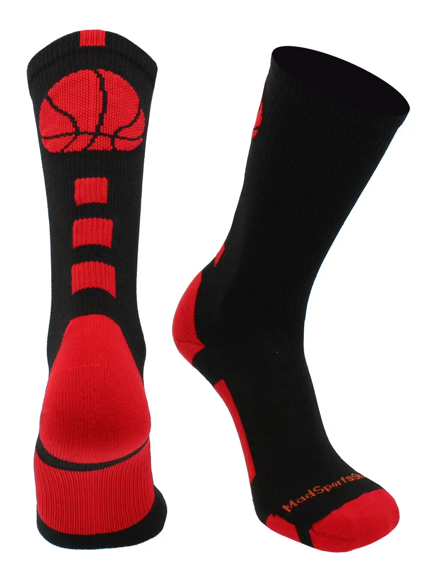 MadSportsStuff Basketball Socks Small | Durable Knit, Supportive & Moisture-Wicking - main product image