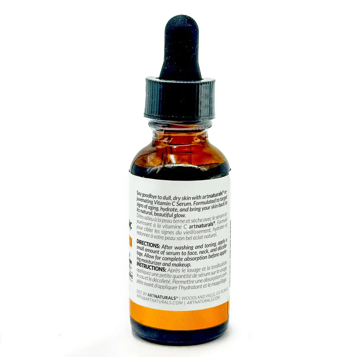Artnaturals Vitamin C Serum with Hyaluronic Acid 1 fl oz | Anti-Aging & Hydrating - view 3