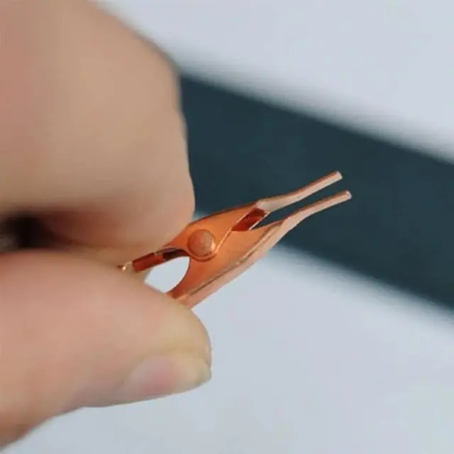 KUJOBUY Micro Alligator Copper Clips Pack of 50 | Precision Electrical Prototyping Tool - view 5
