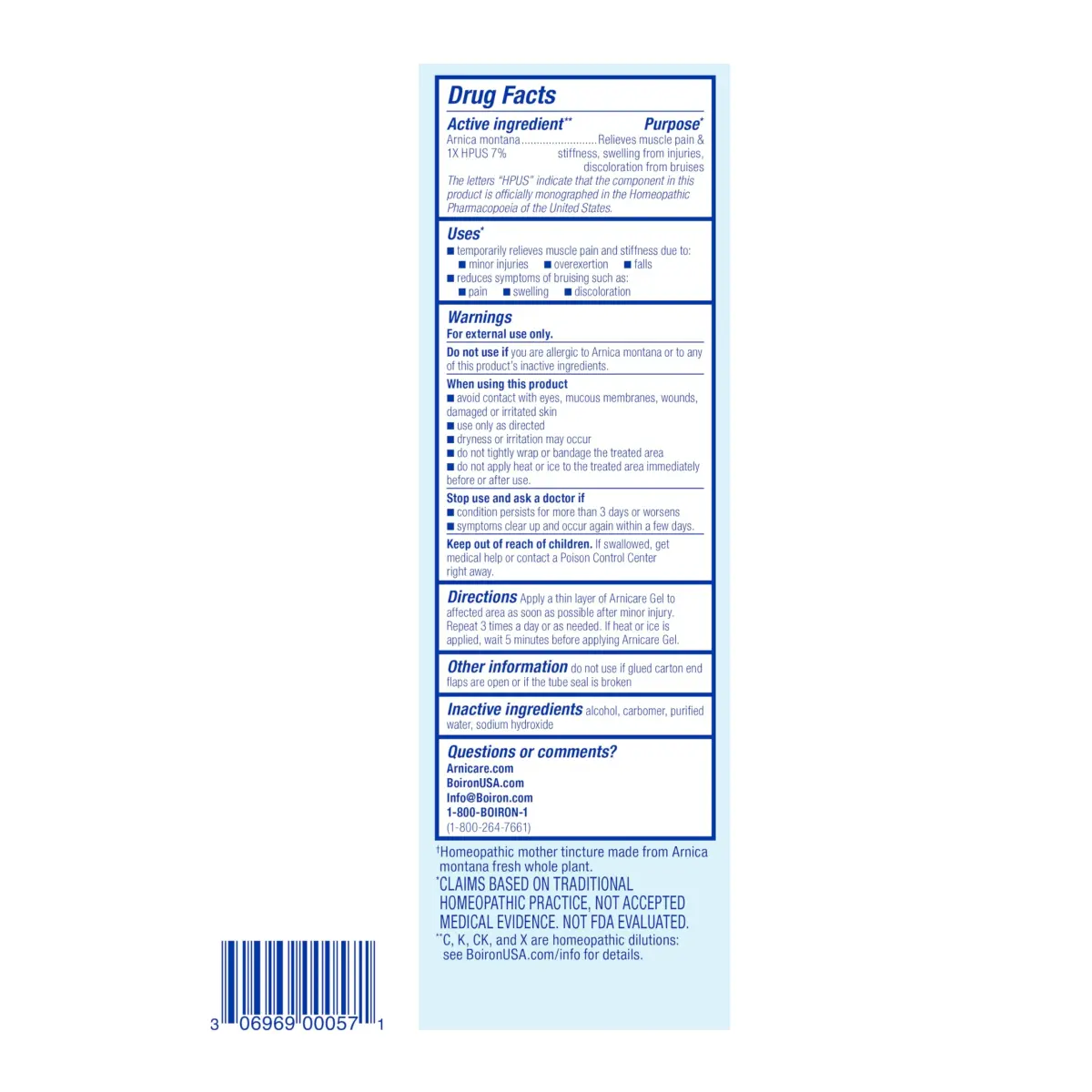 Boiron Arnicare Gel 4.2 oz | Homeopathic Muscle & Joint Pain Relief - view 7
