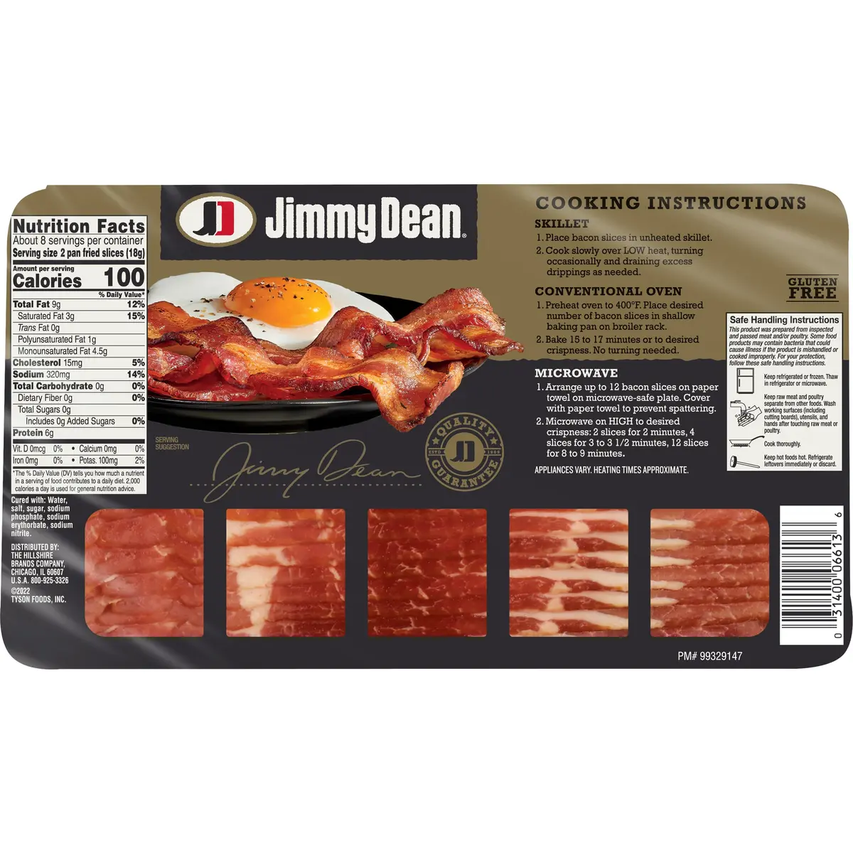 Jimmy Dean Premium Bacon Applewood Smoked | Crispy, High-Quality Breakfast Bacon - view 4