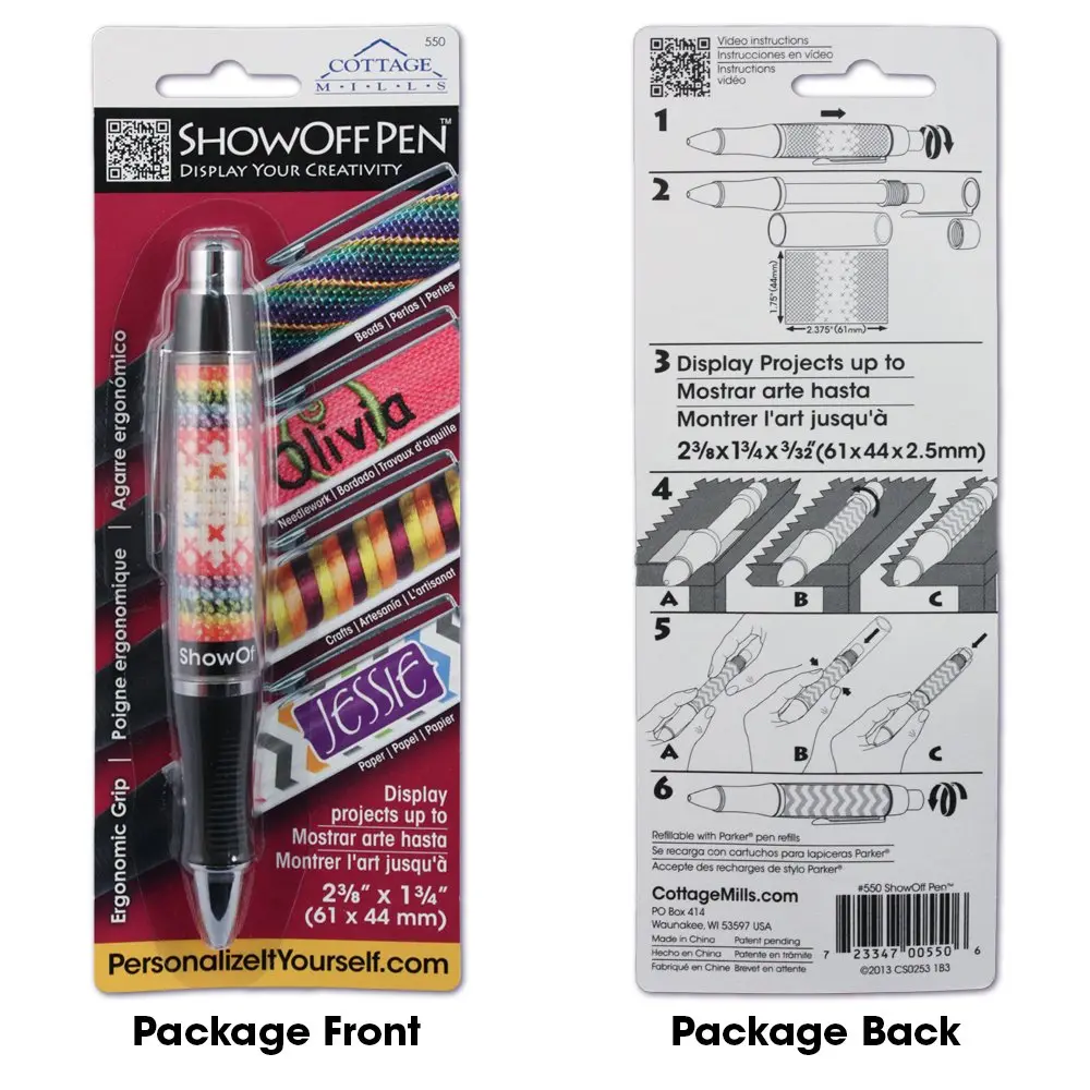 Cottage Mills ShowOff Pen – Displays Beads, Needlework, Paper Projects & More! – 2 Pack - view 3
