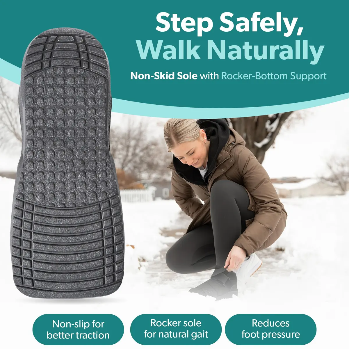 BraceAbility Closed Toe Medical Walking Shoe - Lightweight Post-Op Foot Boot (XL) | Support & Recovery - view 6